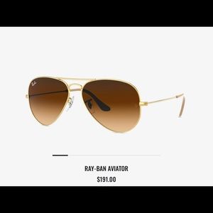 RAY-BAN AVIATOR SUNGLASSES 🤎